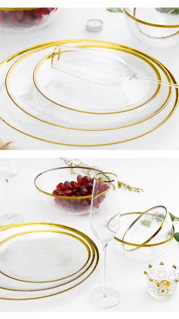 Glass plate collection(Dinner & Salad)
