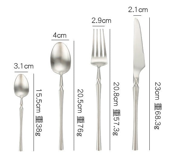 VICTORIA cutlery set in Silver