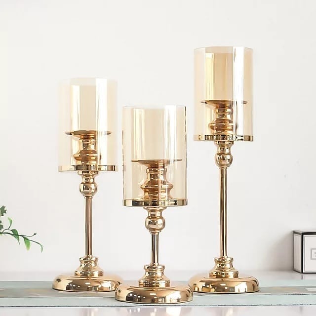 Gold Nordic Candle holder
